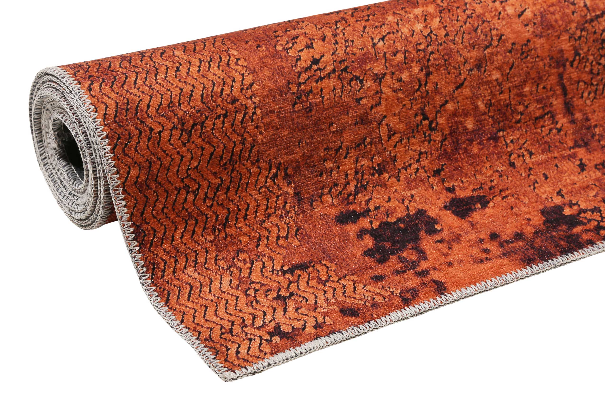 weconhome-radiate-vintage-teppich-kurzflor-rost-rot-eckig-wh-10137-05 image 7
