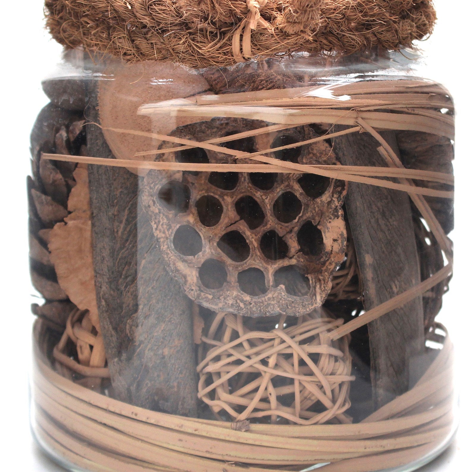 kayoom-dekoglas-flora-410-braun-trockenpflanzen-im-glas-13-5x13-5x16-5-cm image 3