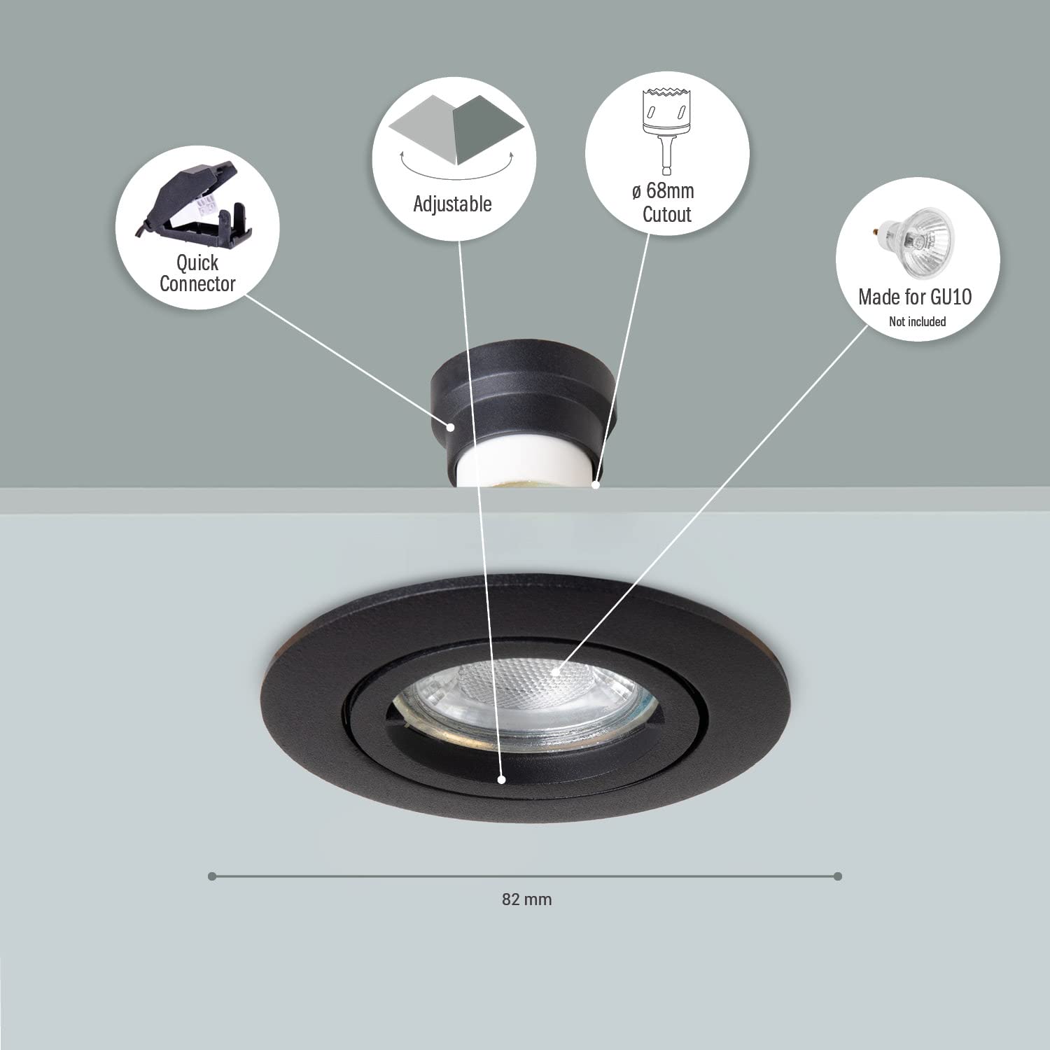paco-home-einbaustrahler-volta-6er-set-gu10-schwenkbar-schwarz image 6