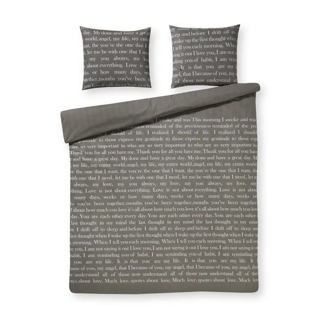 kayoom-bettw-sche-baro-125-grau-135x200-cm image 1