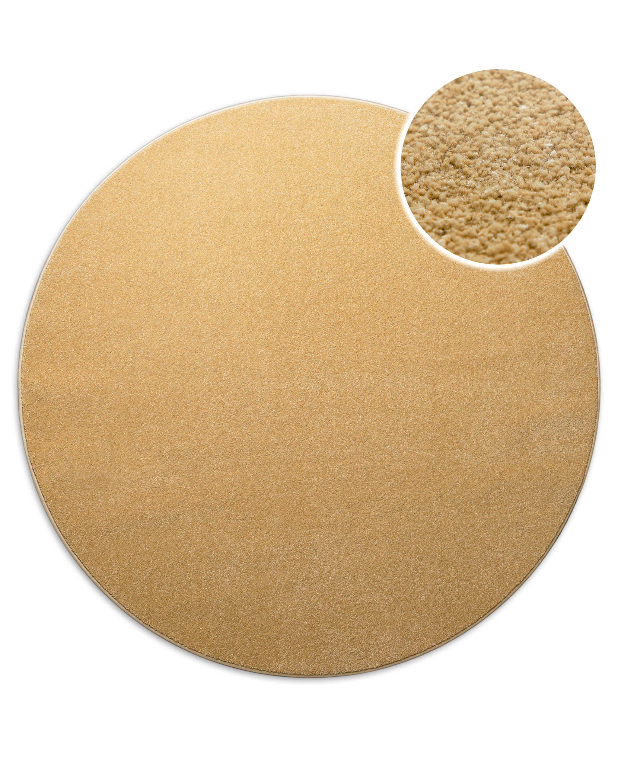 homie-living-montepulciano-kurzflorteppich-rund-ocker-gelb image 7