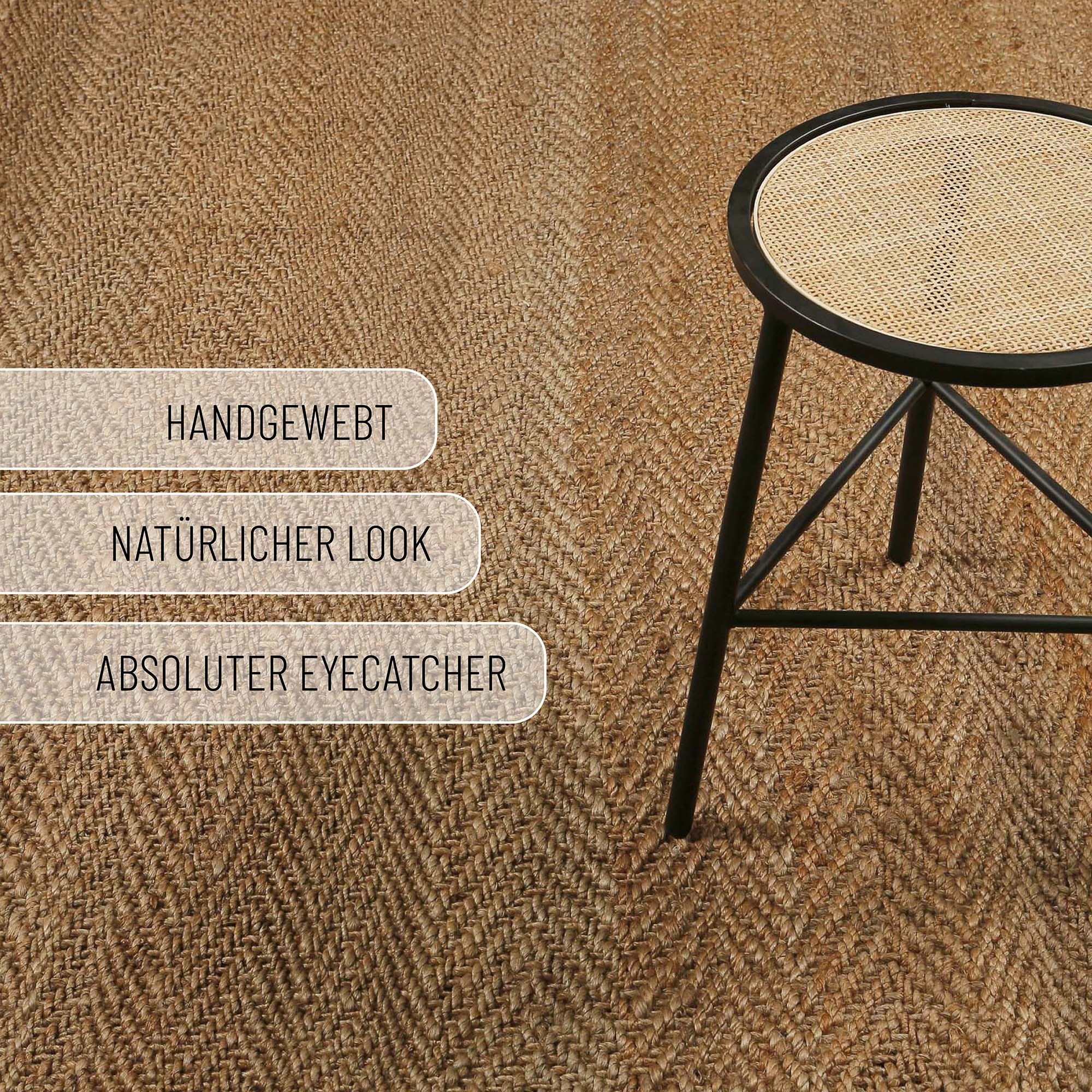 weconhome-green-looop-jute-teppich-dhurry-handgewebt-schwer-fischgr-t-struktur image 8