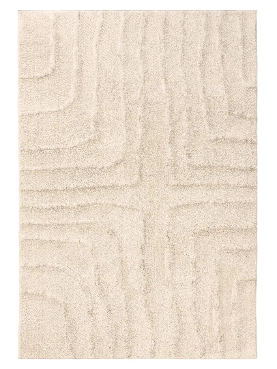 benuta-pop-teppich-junis-creme-120x170-cm-kunstfaser-rechteckig-abstrakt-geometr image 1