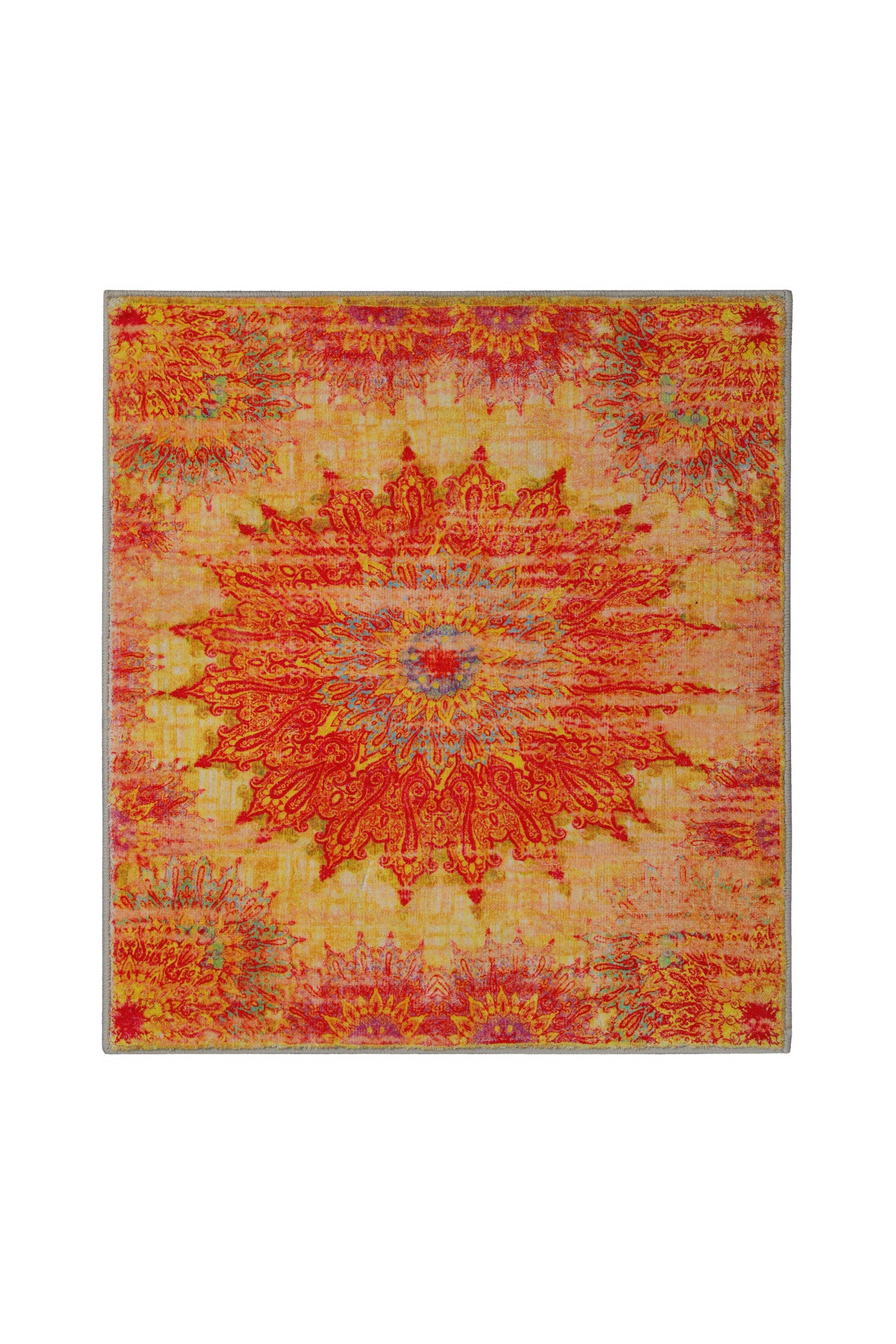 weconhome-healing-badteppich-gelb-oriental-vintage image 5
