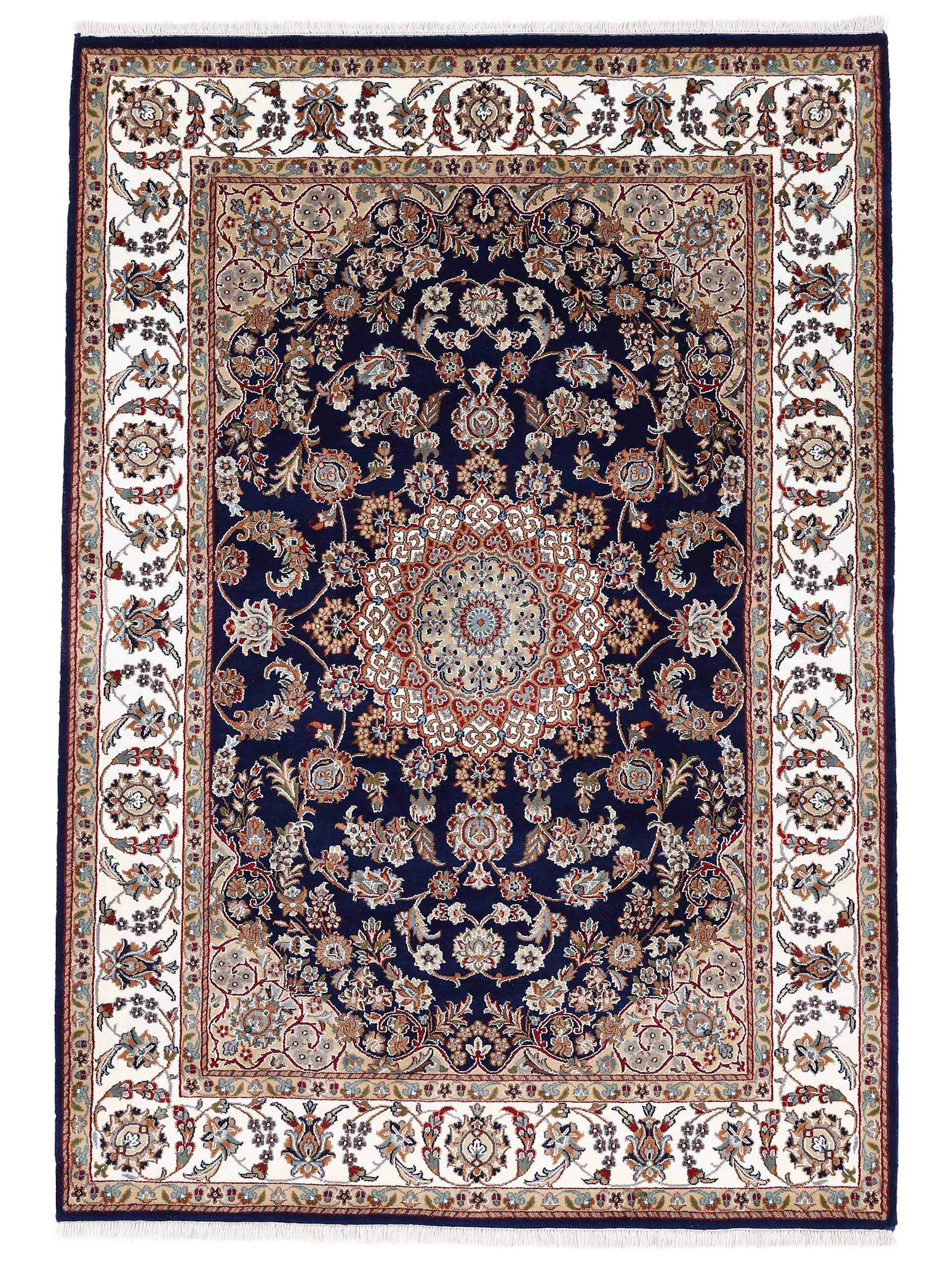 carpetfine-nain-teppich-blau-70x140-cm-handgekn-pft-wolle image 1