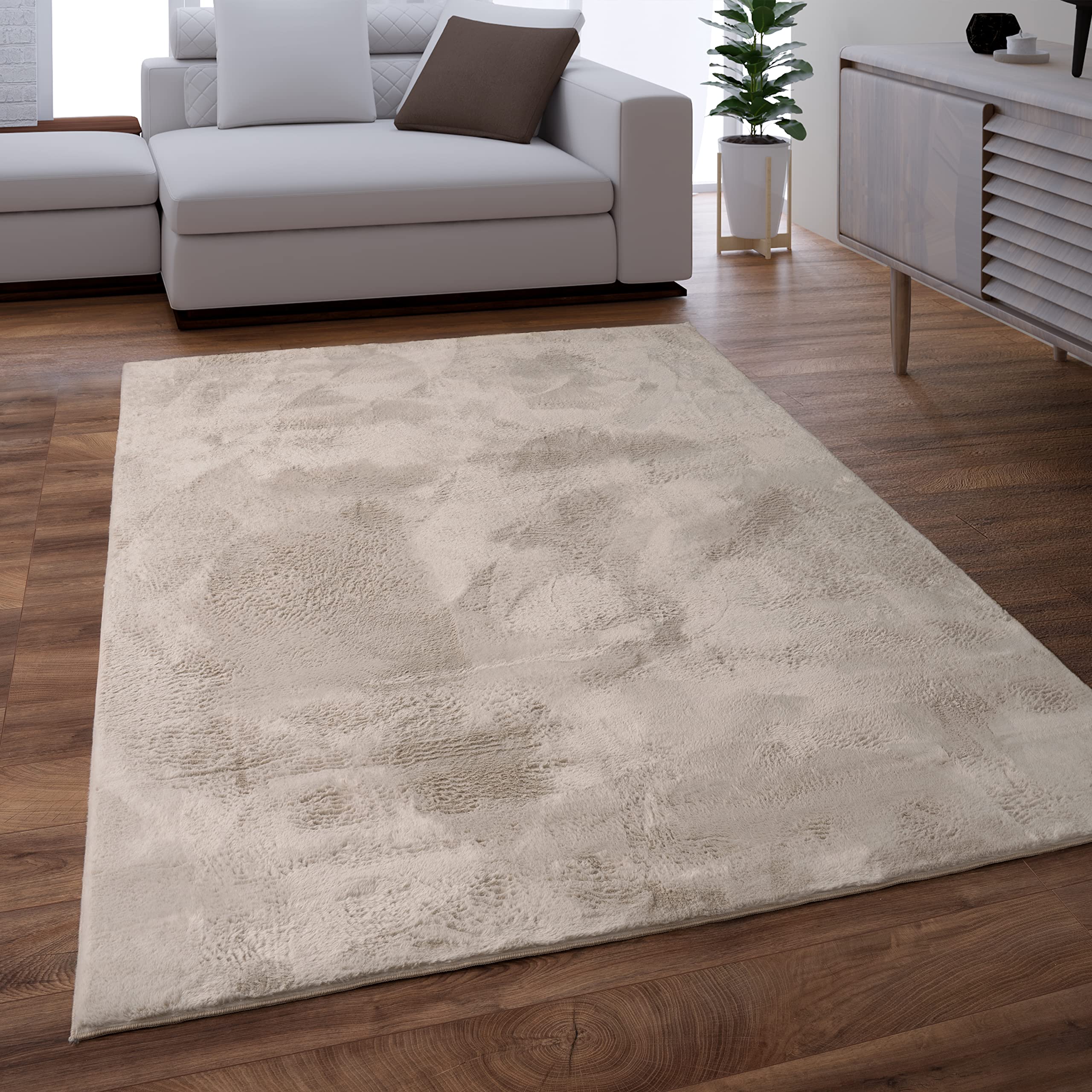 paco-home-kunstfell-shaggy-teppich-beige-200x280-cm image 1