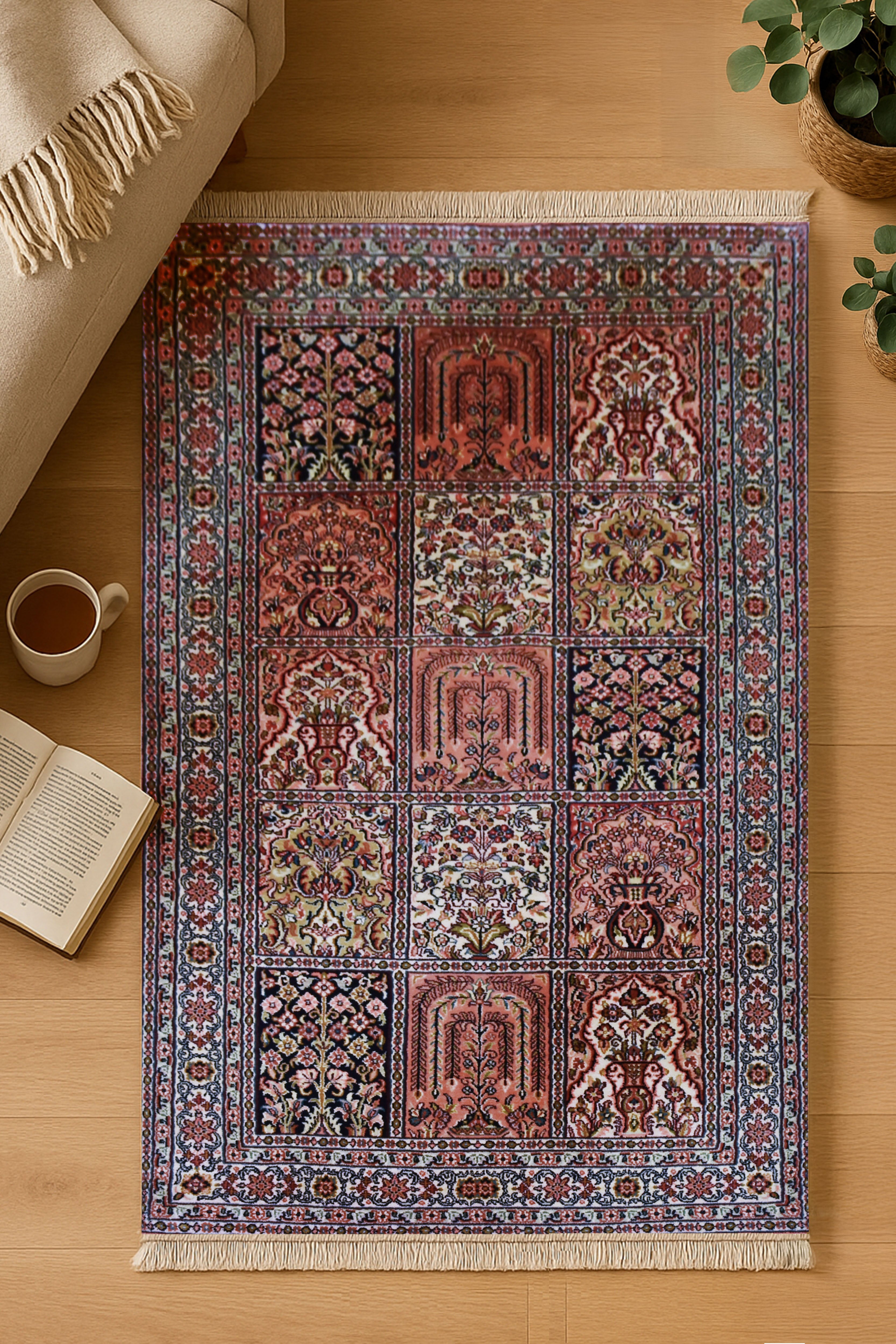 kayoom-r-taj-9314-multi-92-cm-x-157-cm-handgewebter-oriental-teppich image 3