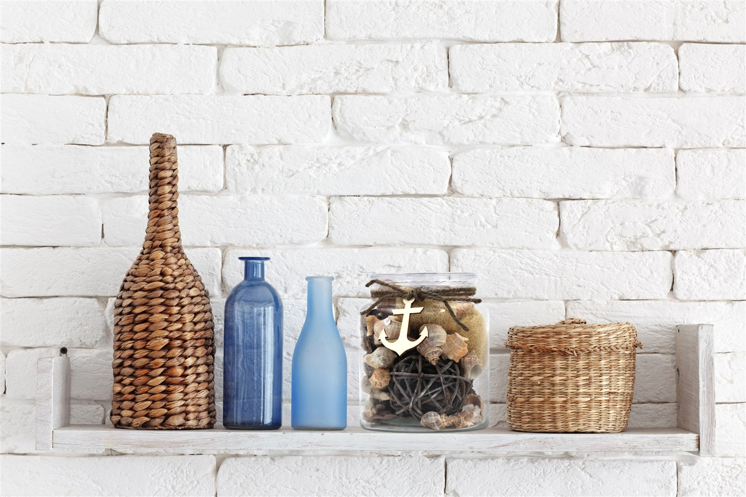 kayoom-dekoglas-flora-510-creme-deko-objekt-aus-meeres-naturmaterialien-und-glas image 2