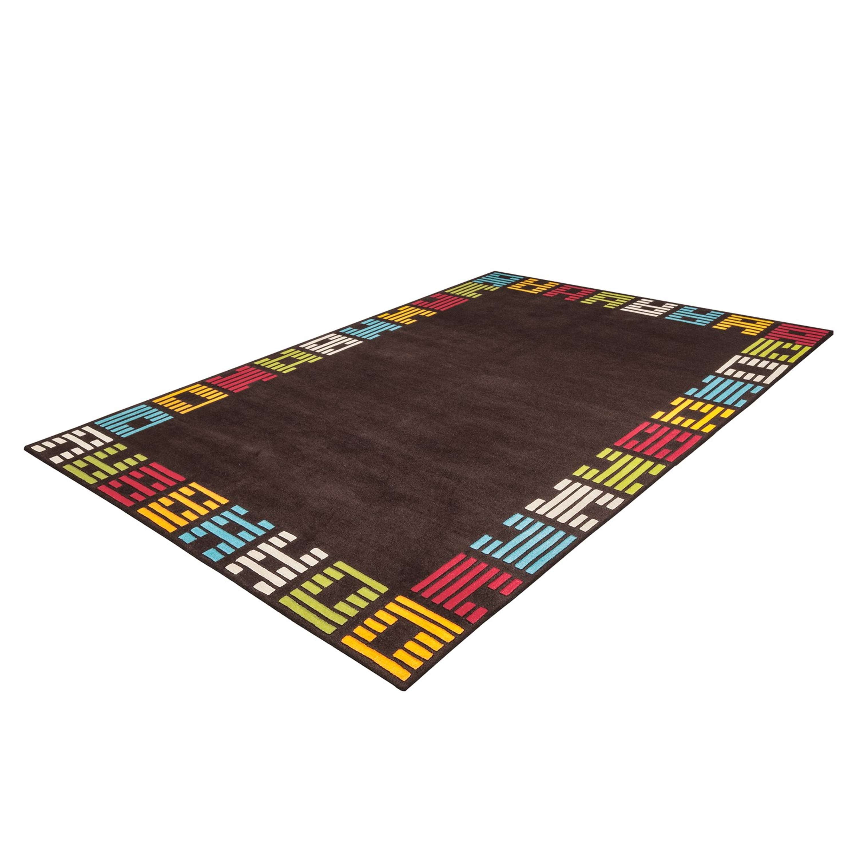 kayoom-joy-4096-bunter-motivteppich-acryl-pflegeleicht-modernes-design image 4