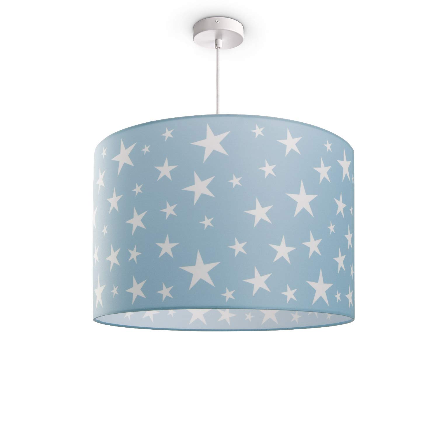 paco-home-kinderlampe-pendelleuchte-sternenhimmel-t-rkis-45-5-cm-e27 image 1