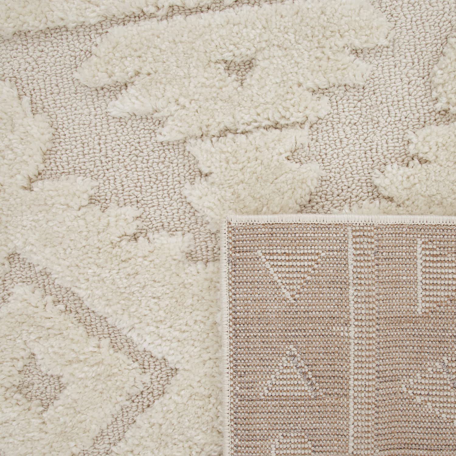 paco-home-shaggy-plus-hochflor-teppich-60x100-cm-creme-6-ethno-boho image 4