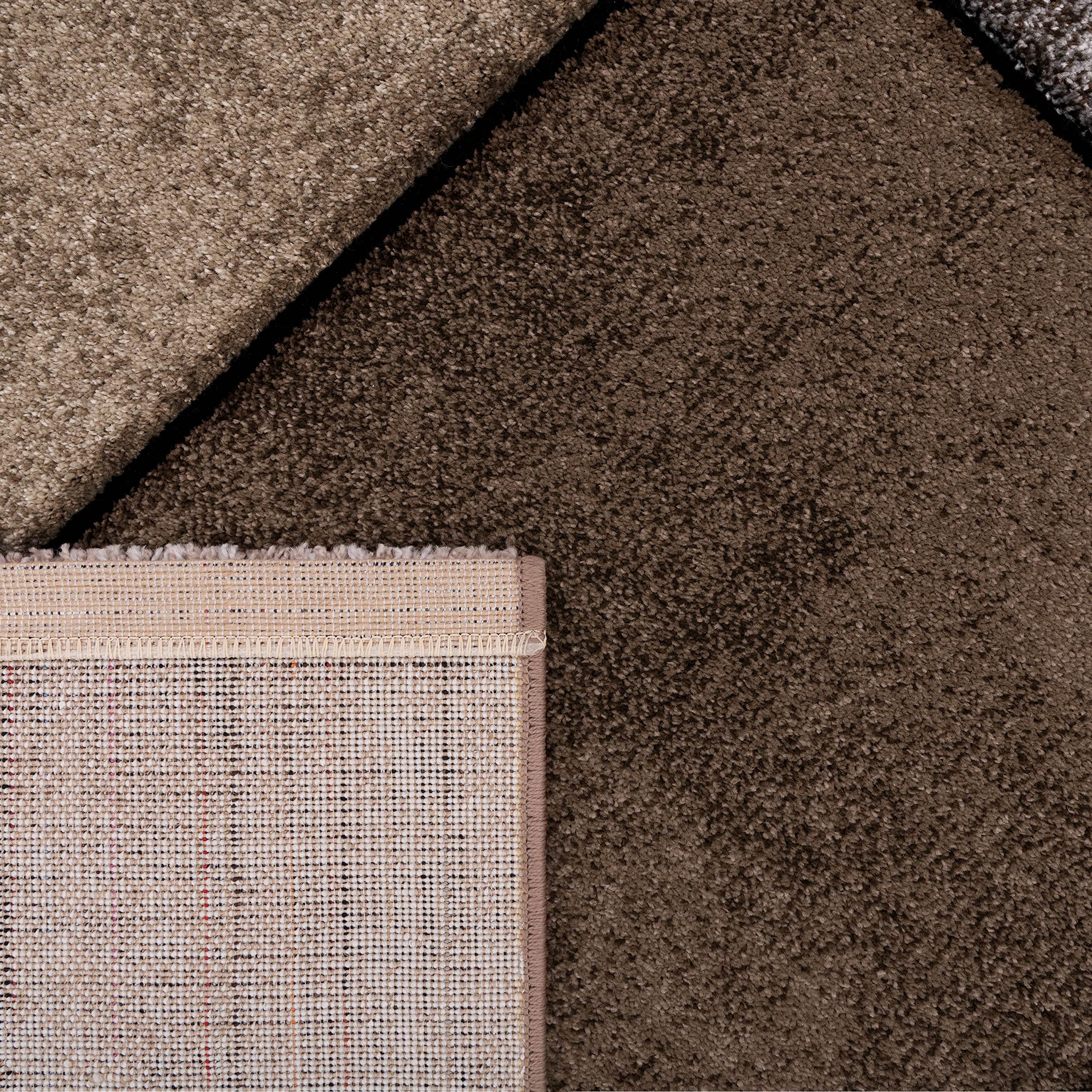 paco-home-kurzflor-teppich-240x330-cm-braun-meliert-3d-konturenschnitt image 4