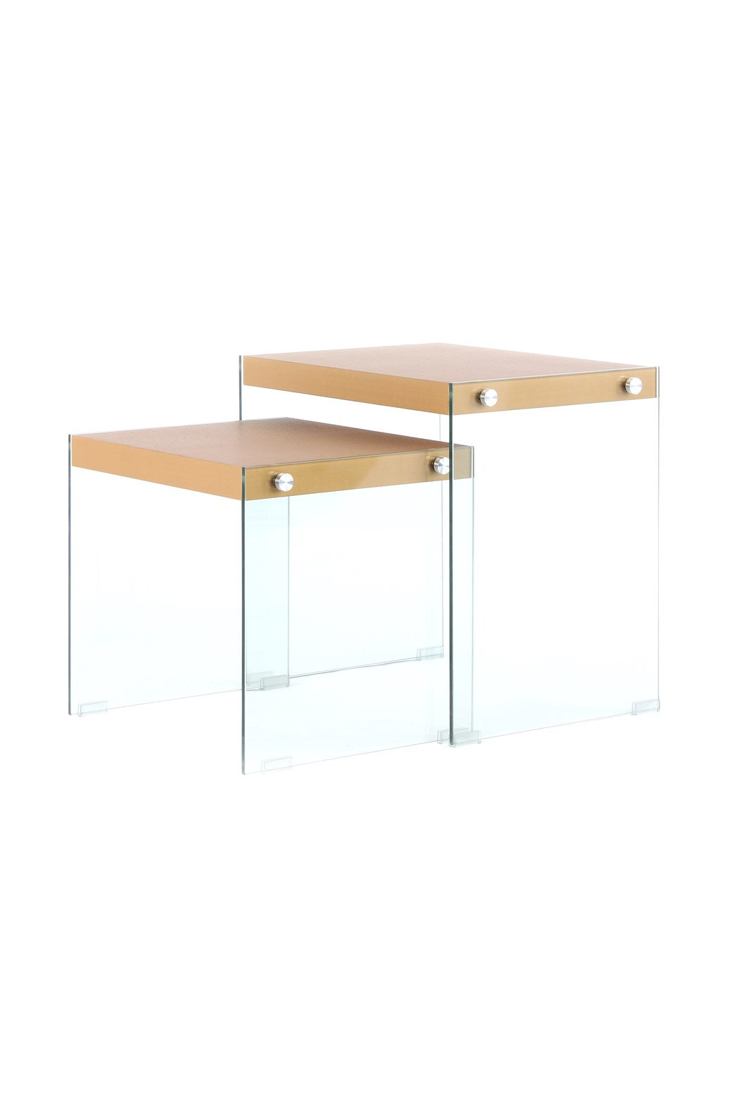 kayoom-elementary-225-beistelltisch-2er-set-glas-seitenw-nde-modern image 8