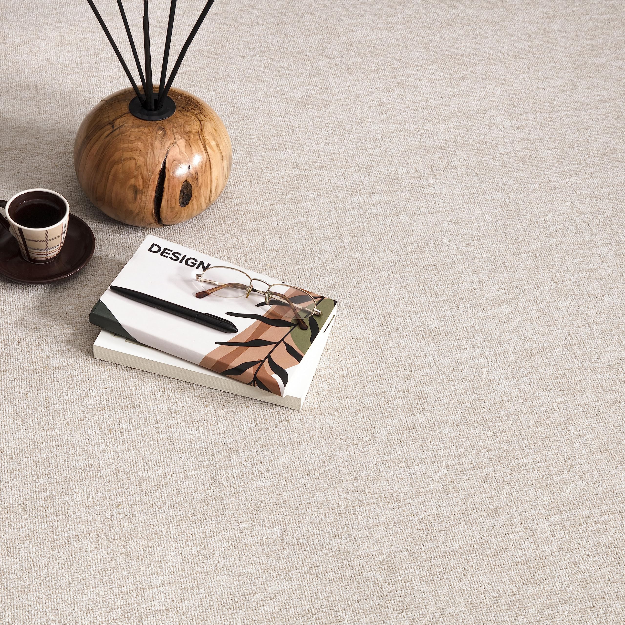 paco-home-style-kurzflor-teppich-160x220-cm-creme-waschbar image 3