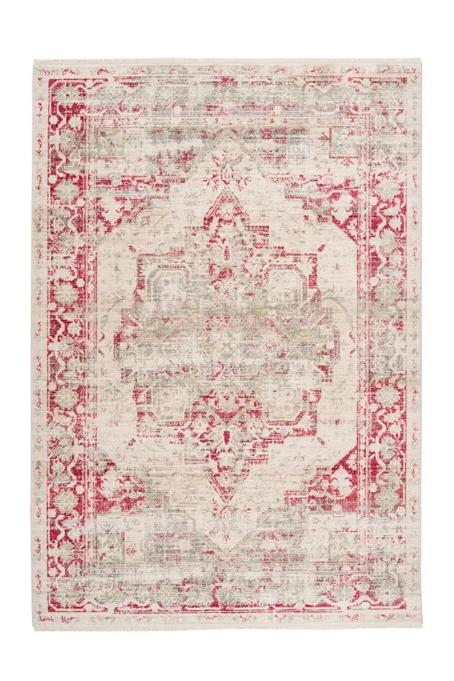 kayoom-baroque-125-fransenteppich-im-vintage-stil-weicher-kurzflor-orientalische image 1