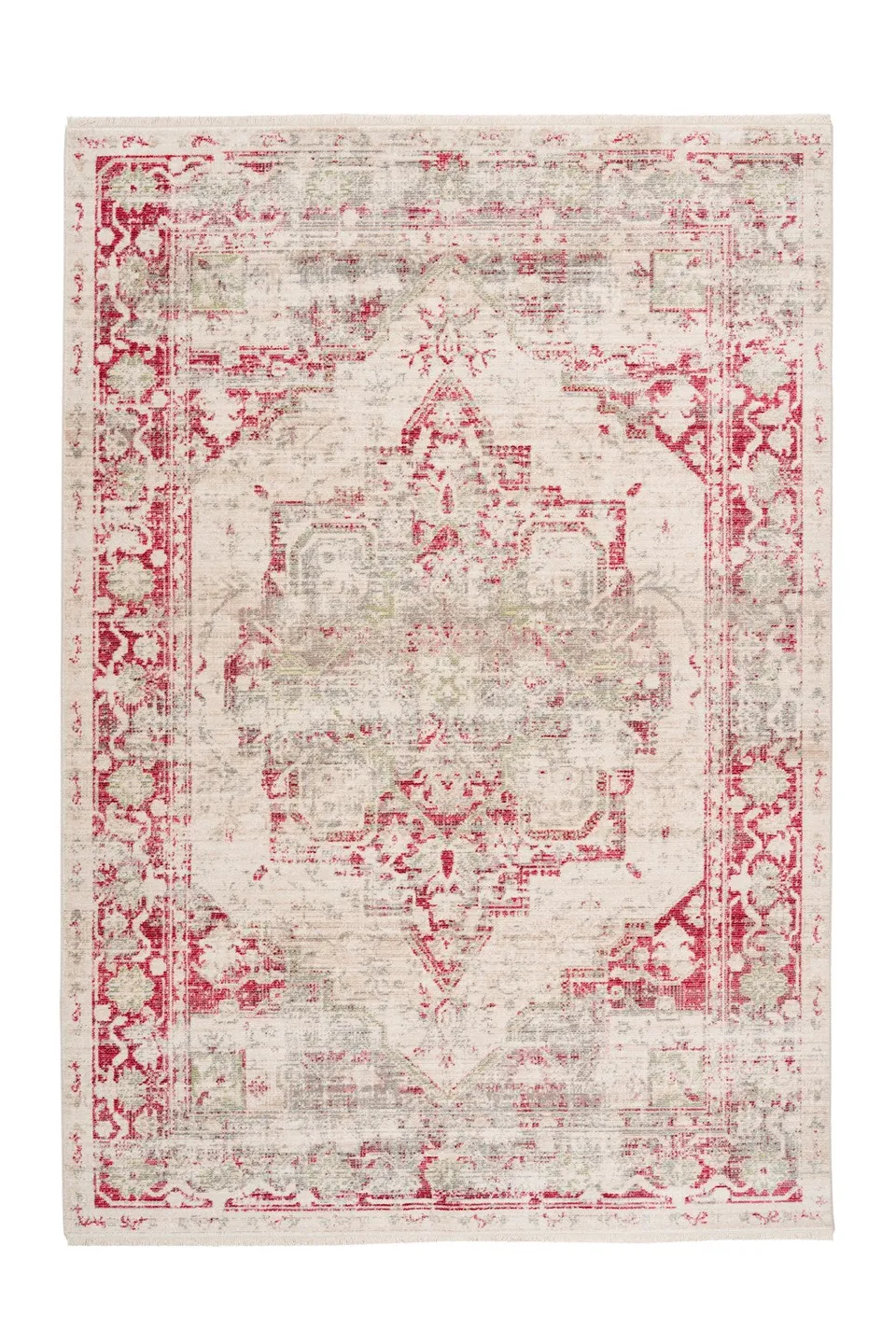 kayoom-baroque-125-fransenteppich-im-vintage-stil-weicher-kurzflor-orientalische image 1