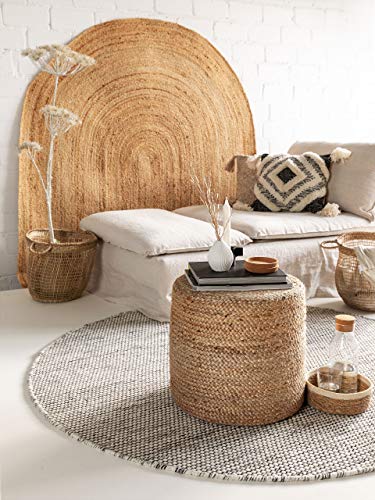 benuta-pure-jute-pouf-jutta-hellbraun-40x40-cm-handgefertigter-zylindrischer-pou image 7