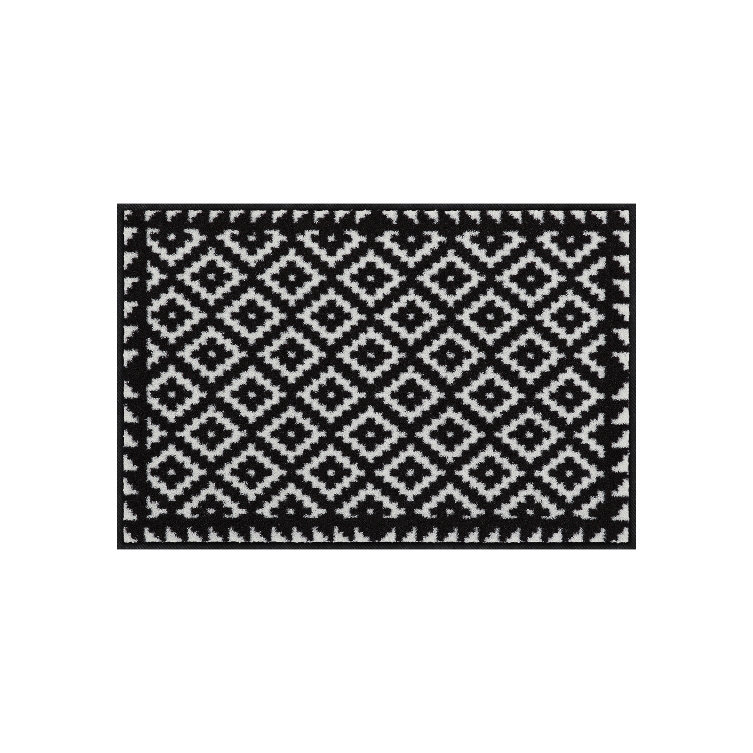 salonloewe-tabuk-black-white-teppich-50-x-75-cm-geometrisch image 1