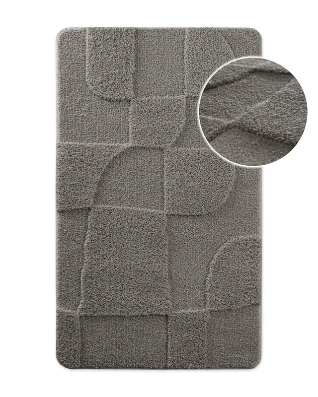 weconhome-bathking-badteppich-davie-basalt-grau-getuftet-mit-tpe-r-cken-50x80-cm image 1