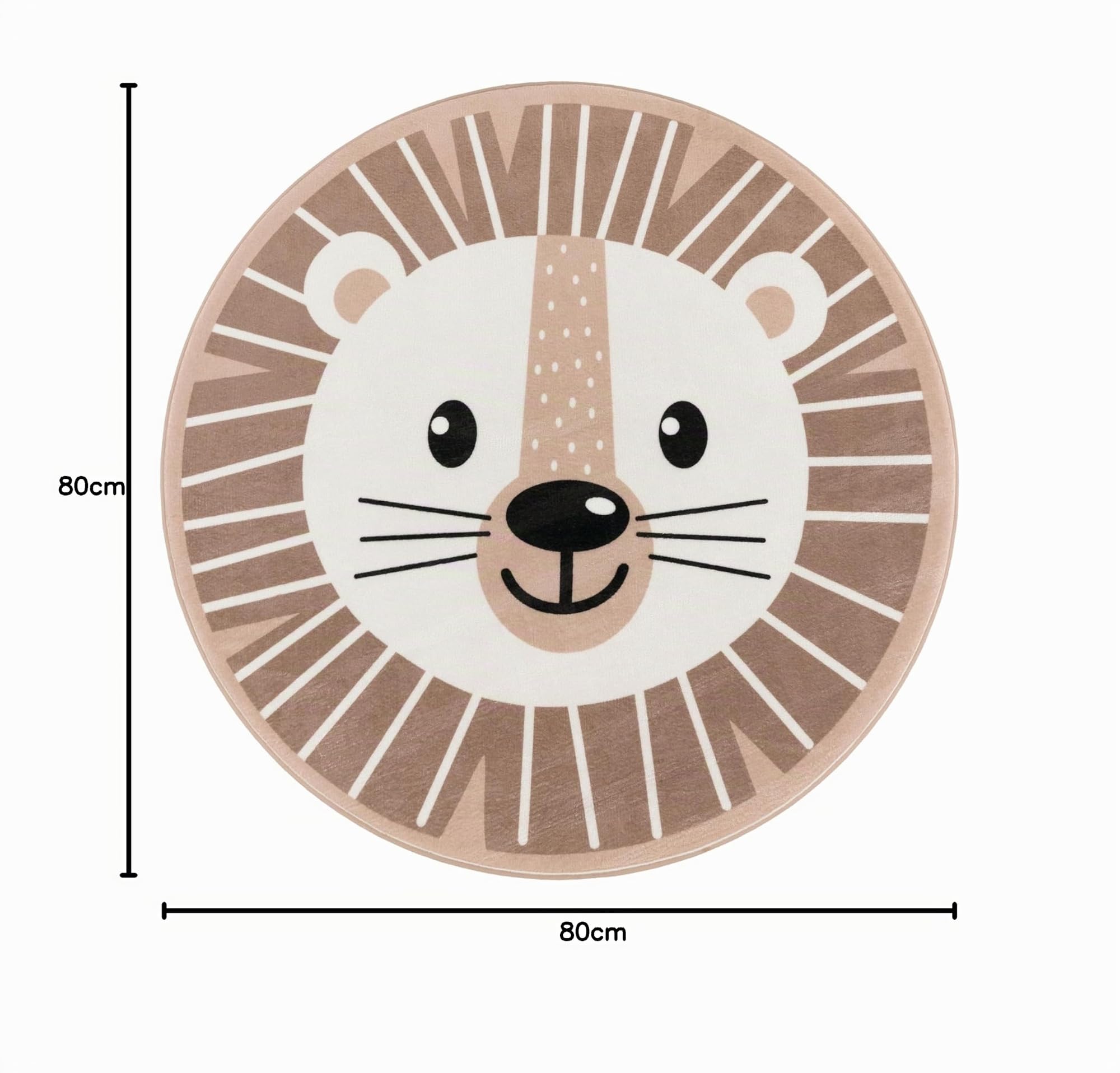 paco-home-kinderteppich-rund-80-cm-beige-mit-mond-koala-l-we image 2