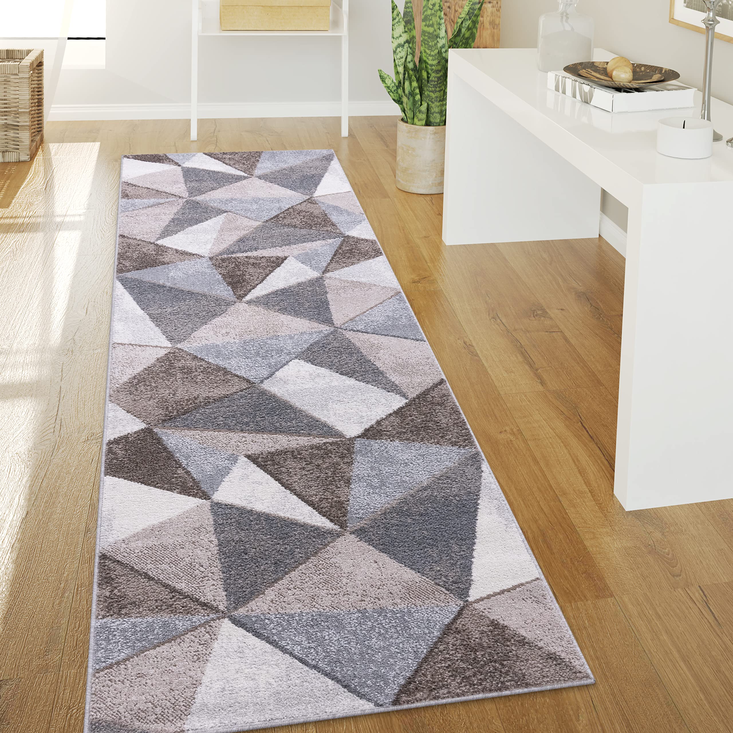 paco-home-teppich-kurzflor-vintage-rautenmuster-80x150-cm-grau image 8