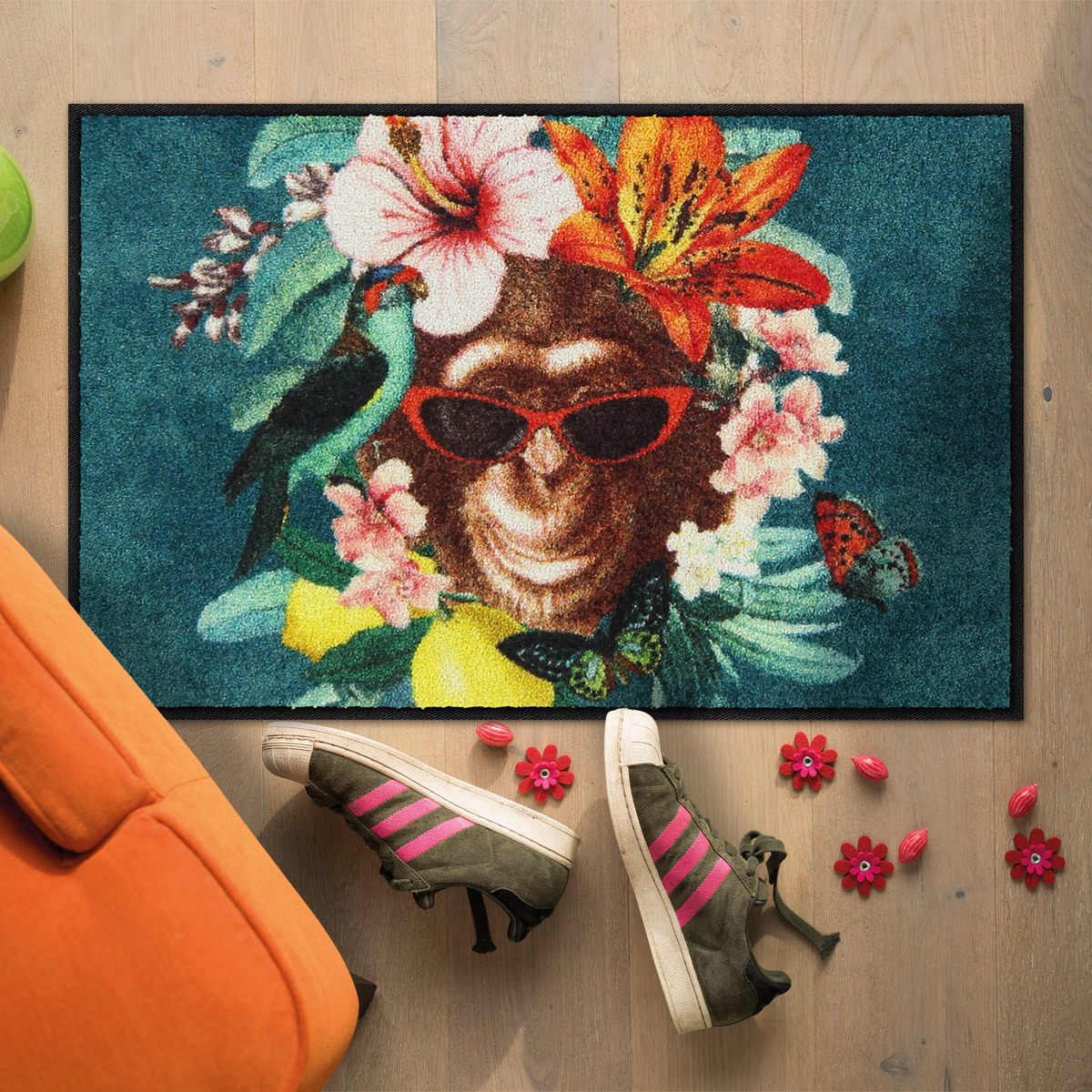 salonloewe-funky-cheetah-eingangsmatte-50-x-75-cm image 2