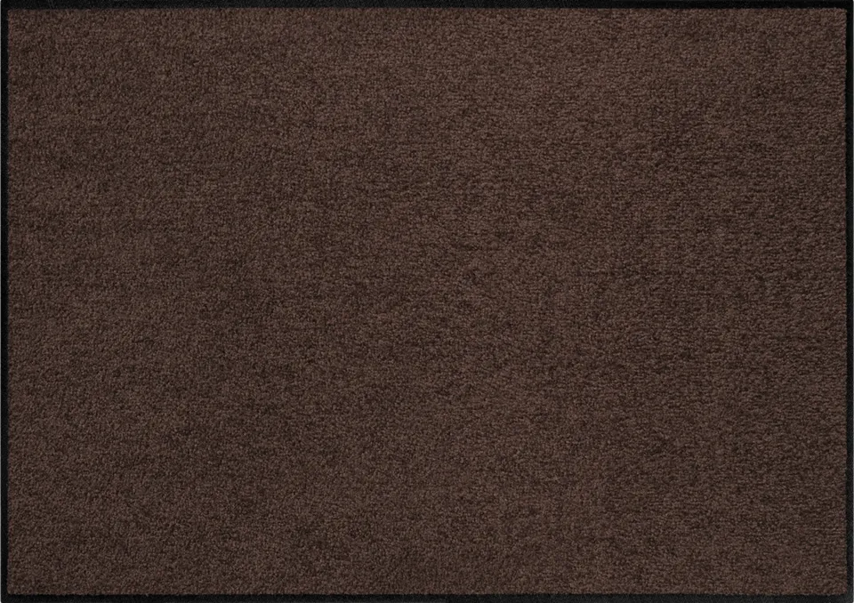 salonloewe-schokobraun-halb-rund-60-x-85-cm-schleuermatte-aus-polyamid-mit-gummi image 1