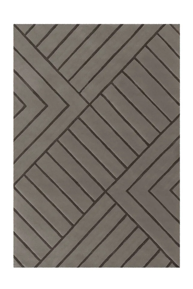 kayoom-cool-5055-kurzflorteppich-handgetuftet-mit-dezentem-muster image 1