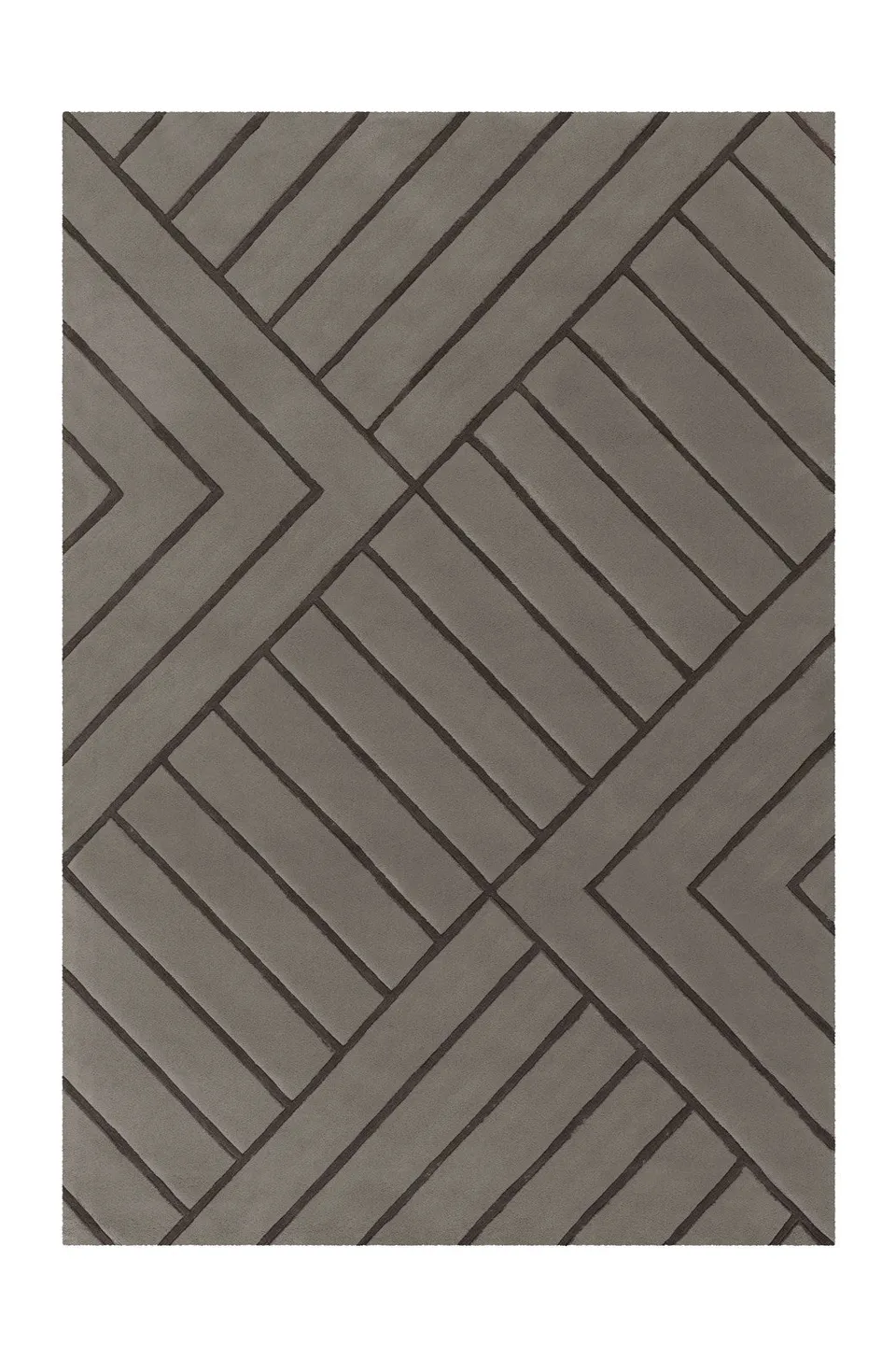 kayoom-cool-5055-kurzflorteppich-handgetuftet-mit-dezentem-muster image 1