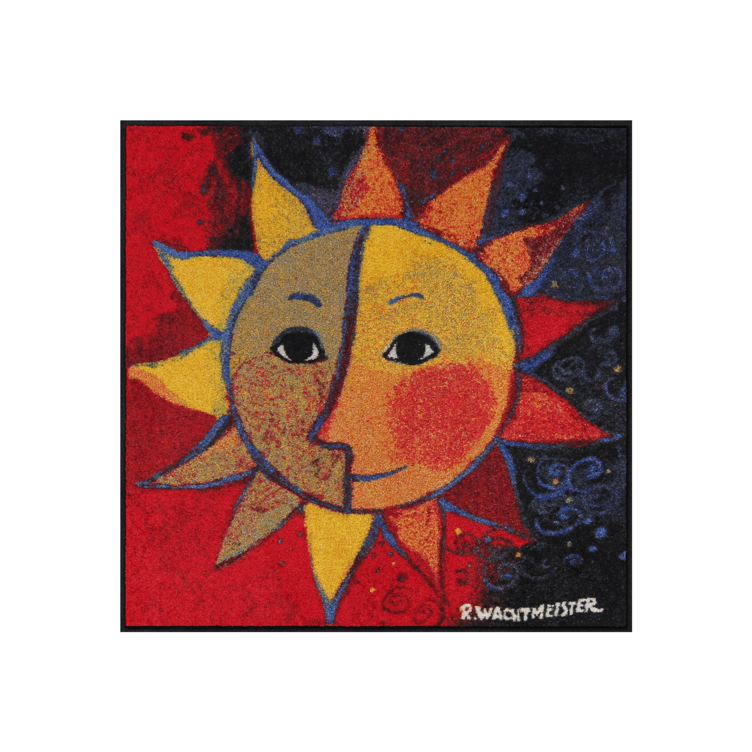 salonloewe-sole-nuovo-halbrunde-schmutzfangmatte-85-x-85-cm-sonnendesign-rutschf image 1