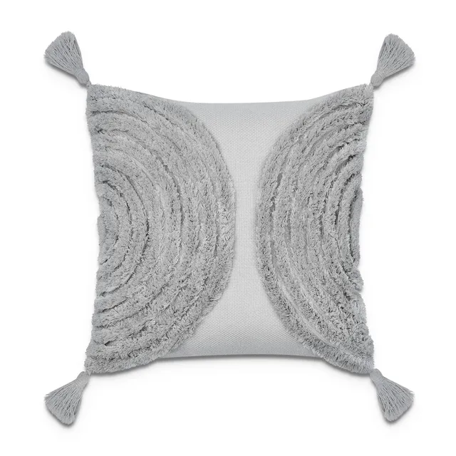 paco-home-boho-kissenbezug-mit-quastenfransen-single-grau image 1