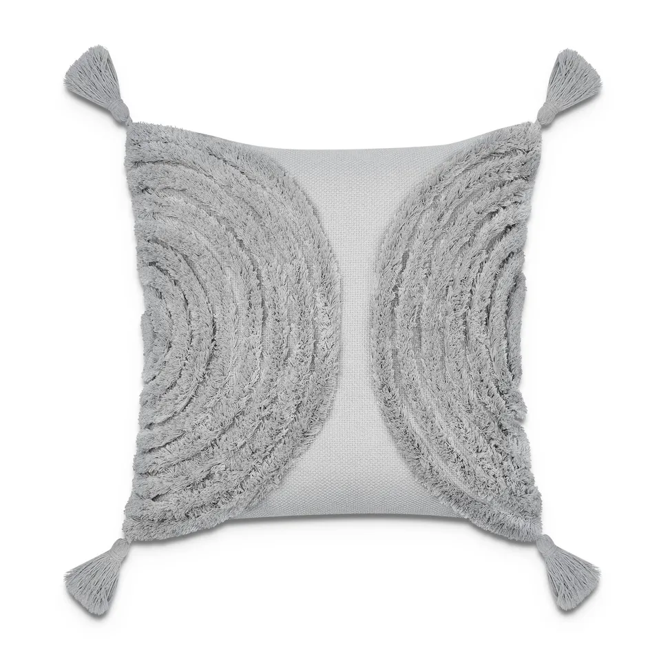 paco-home-boho-kissenbezug-mit-quastenfransen-single-grau image 1
