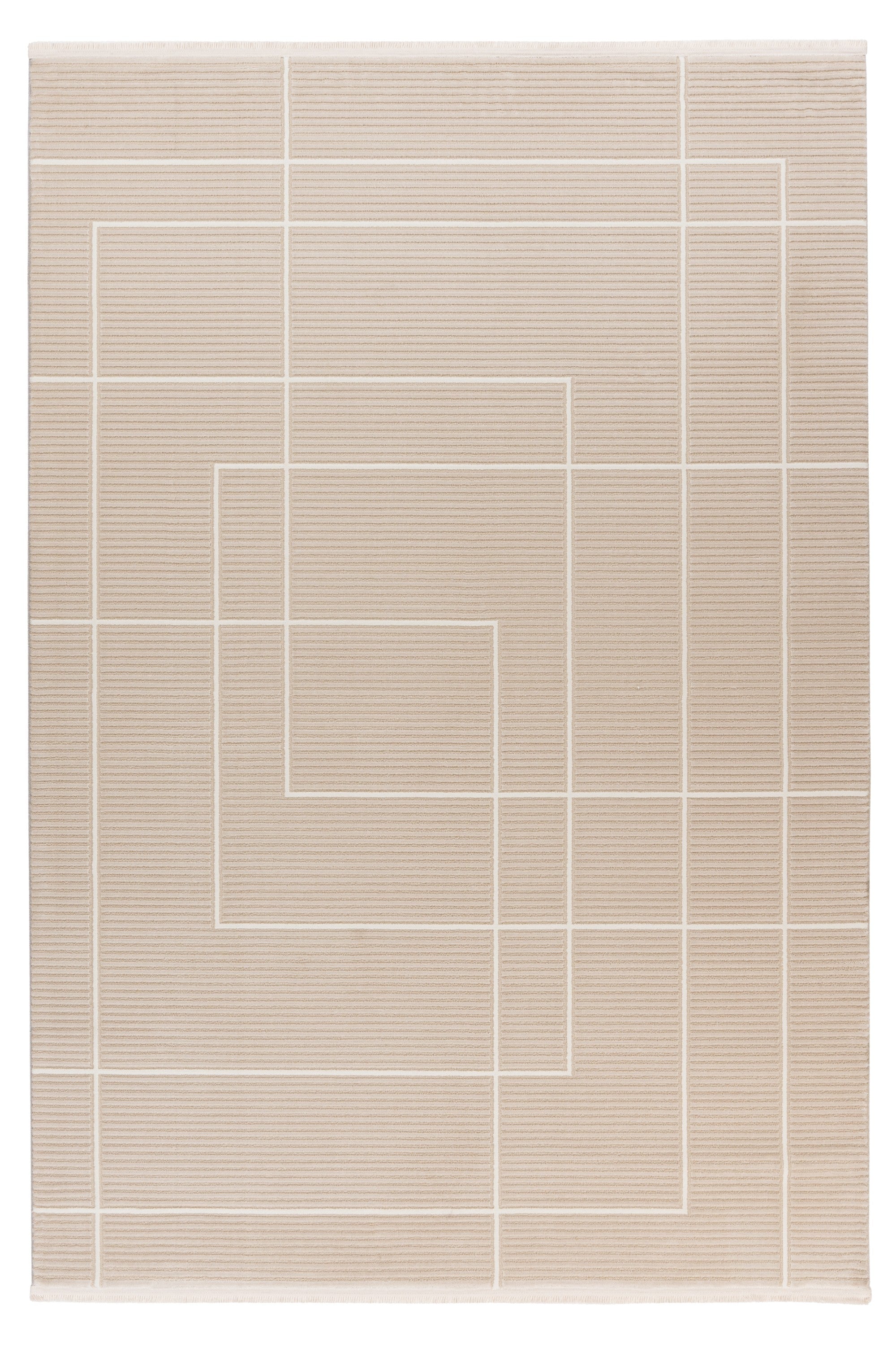 kayoom-certain-125-kurzflorteppich-11-mm-florh-he-2000-g-m-polypropylen-beige-ve image 1