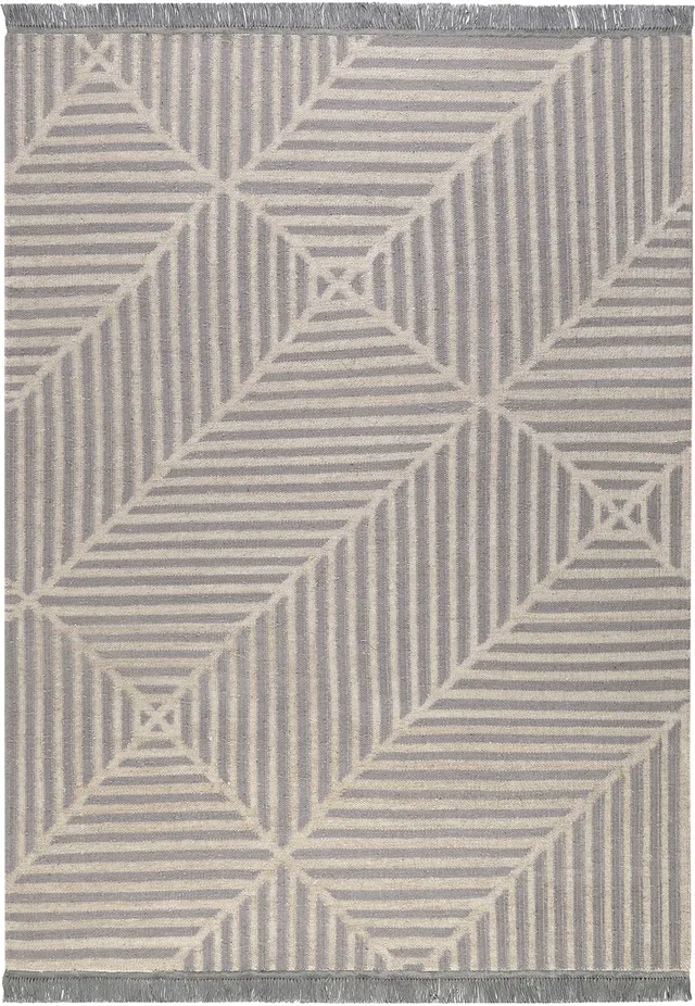 weconhome-kelim-teppich-irregular-fields-grau-blau-handgewebt-aus-naturfaser image 1