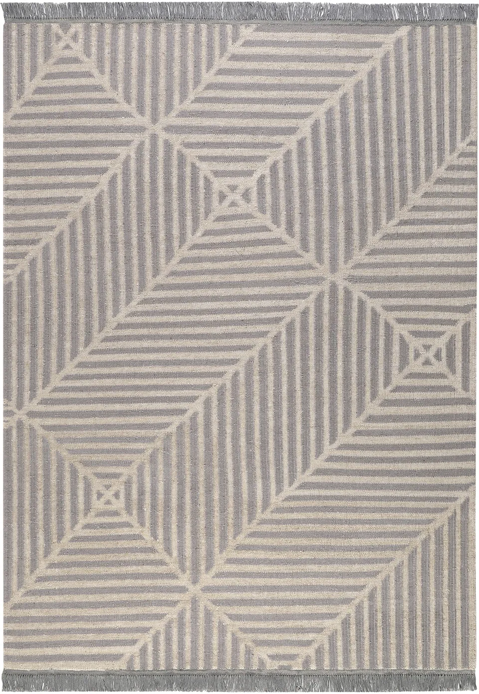 weconhome-kelim-teppich-irregular-fields-grau-blau-handgewebt-aus-naturfaser image 1