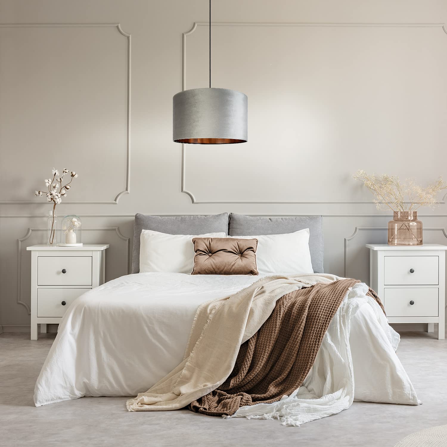 paco-home-volta-pendelleuchte-h-ngelampe-velours-samt-e27-textilkabel-1-5m image 3