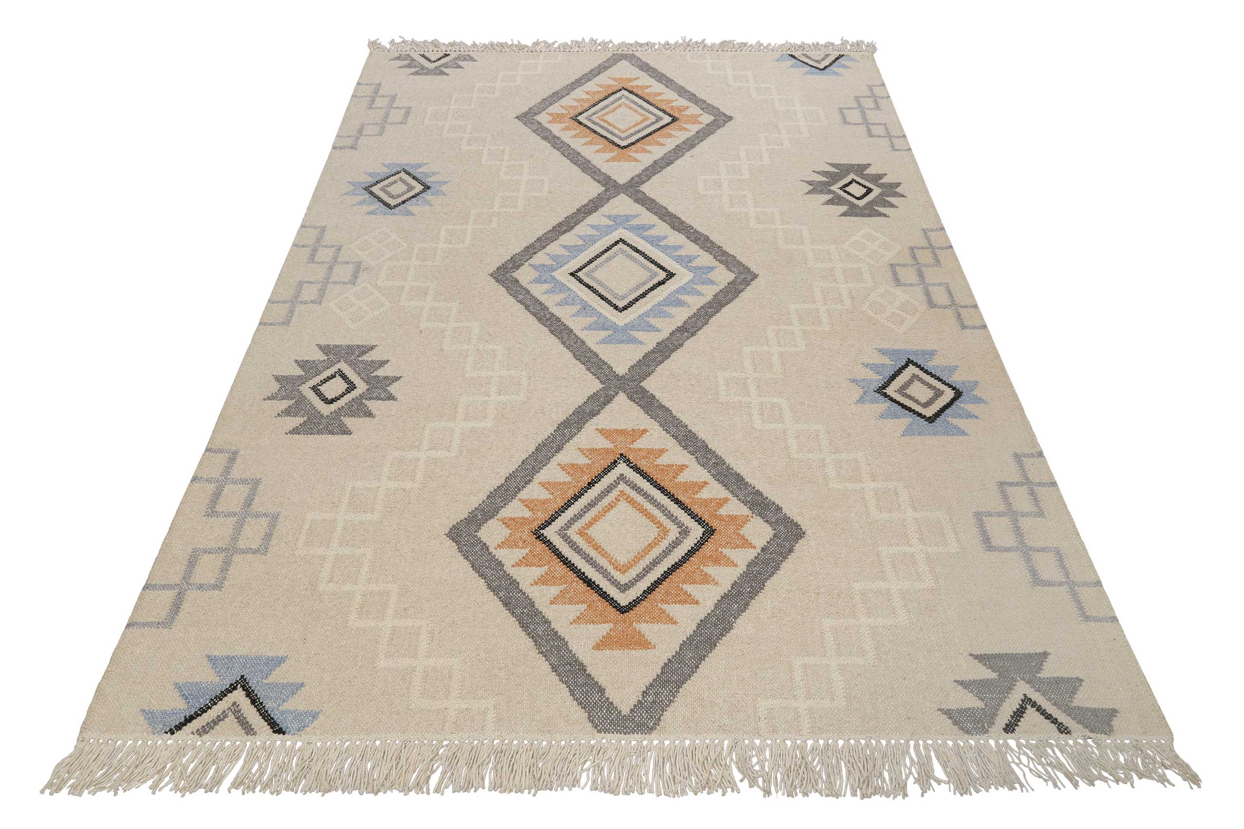 weconhome-green-looop-kelim-teppich-jong-creme-beige-aus-wolle image 3