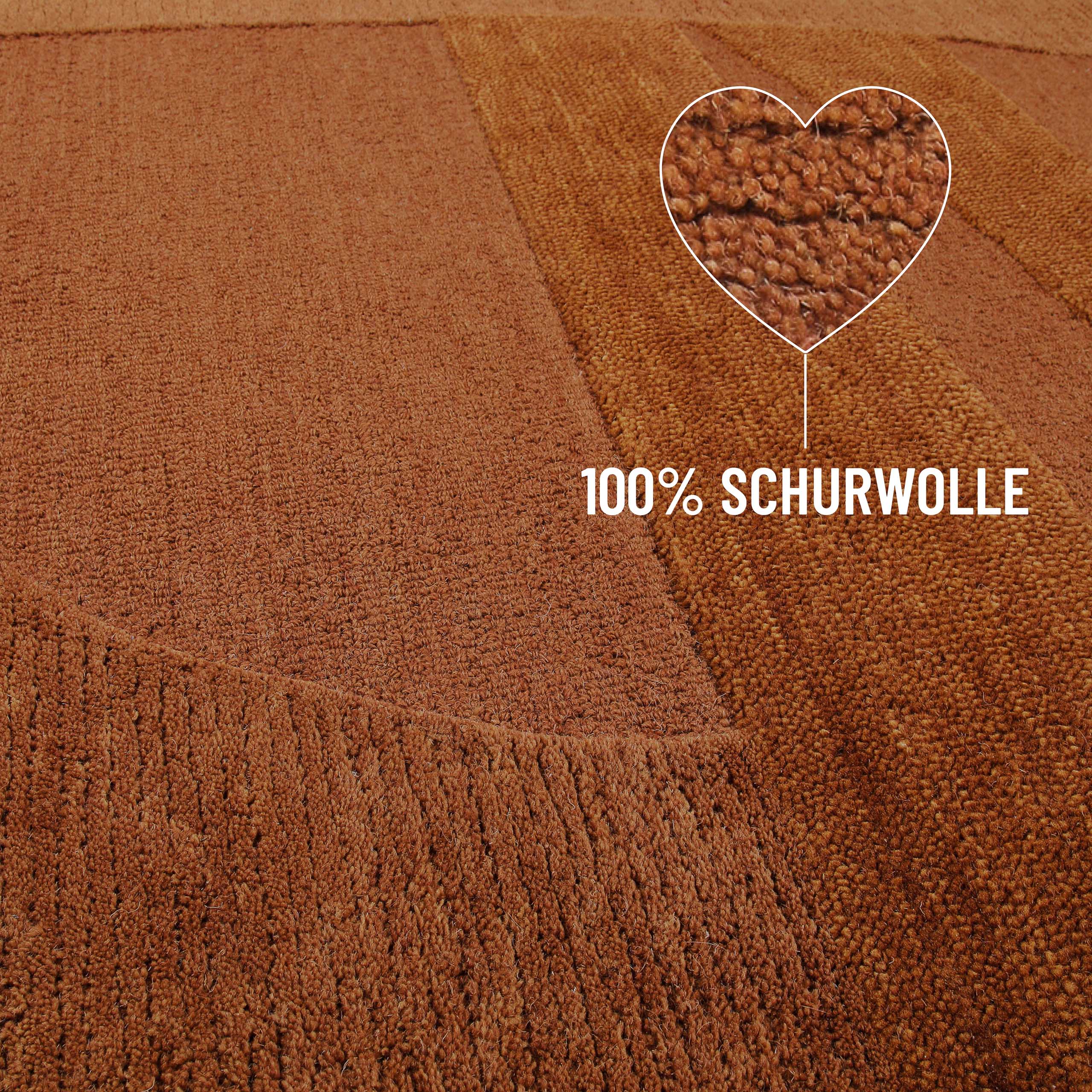 weconhome-dodo-kurzflorteppich-lehmbraun-wei-handgetuftet-100-schurwolle-asymmet image 7