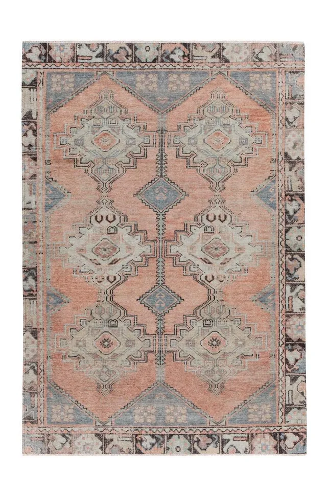 kayoom-toska-625-bedruckter-flachflorteppich image 1