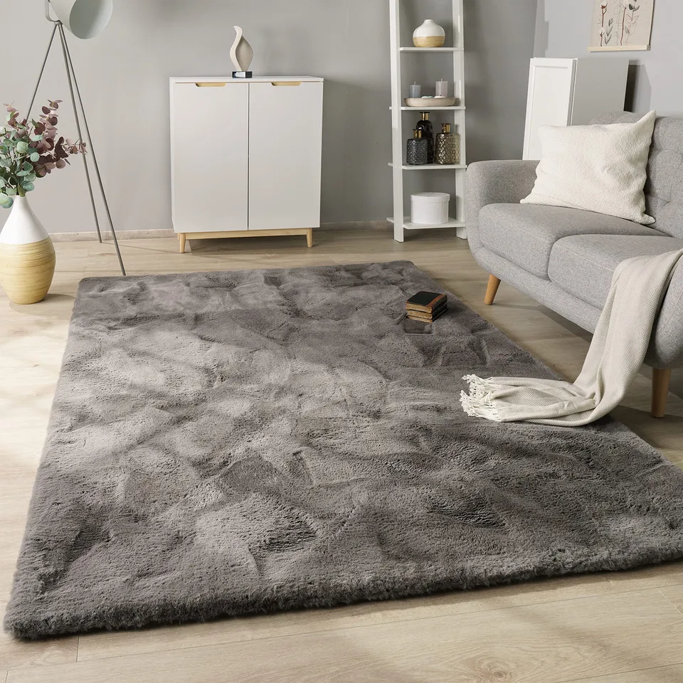 paco-home-teddy-hochflor-fellteppich-60x100-cm-anthrazit-kunstfell image 1
