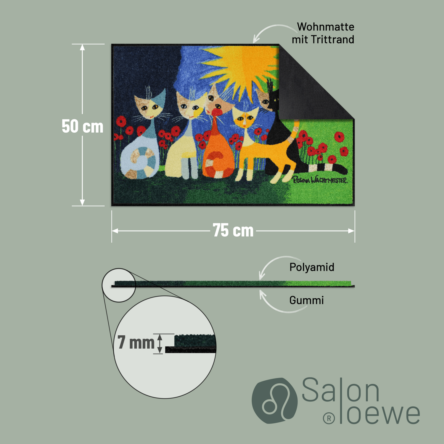 salonloewe-una-bella-compagnia-l-ufer-50-x-75-cm-bunte-katzenmotive-von-rosina-w image 4