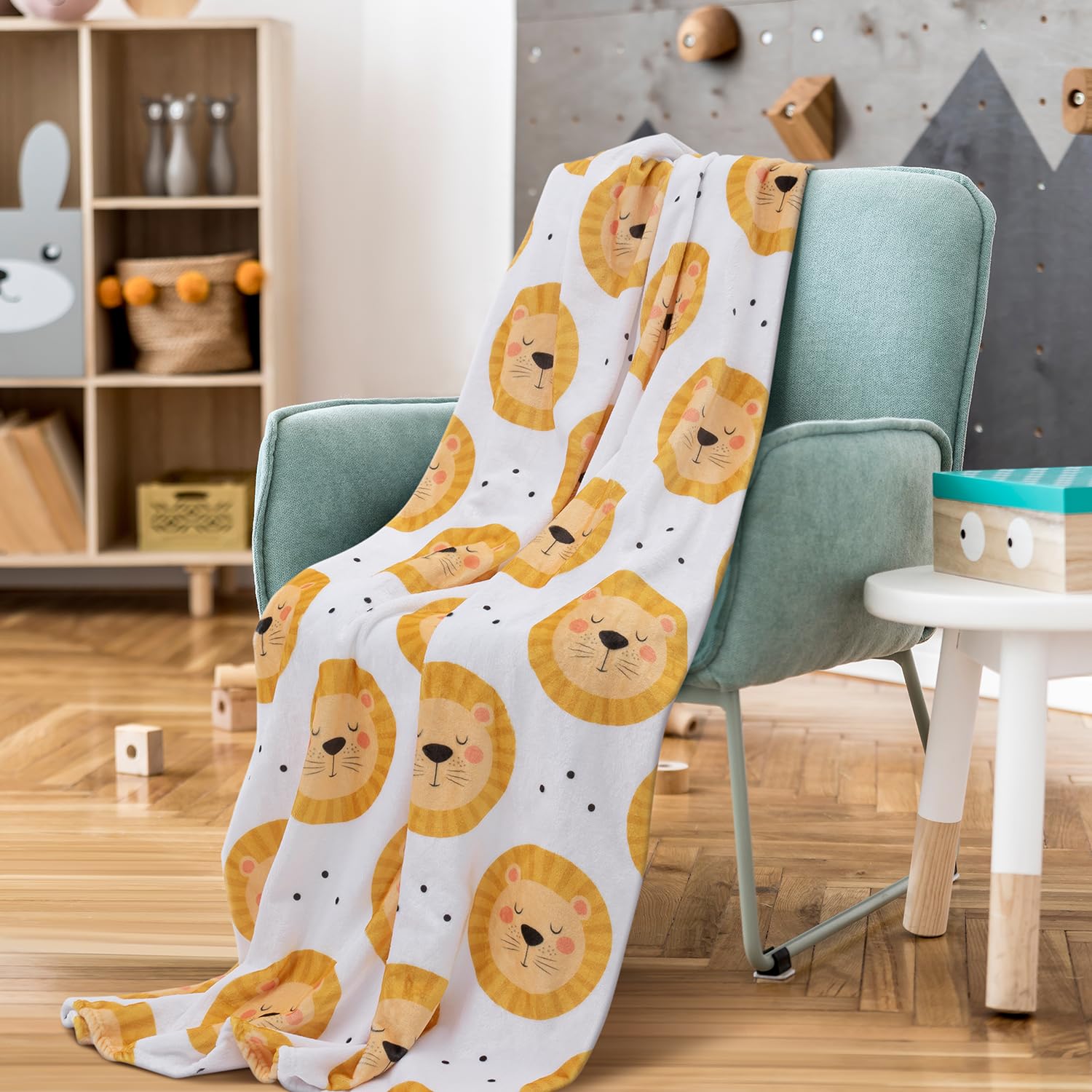 paco-home-kinderdecke-kuscheldecke-127x150-cm-wei-gelb-waschbar image 5