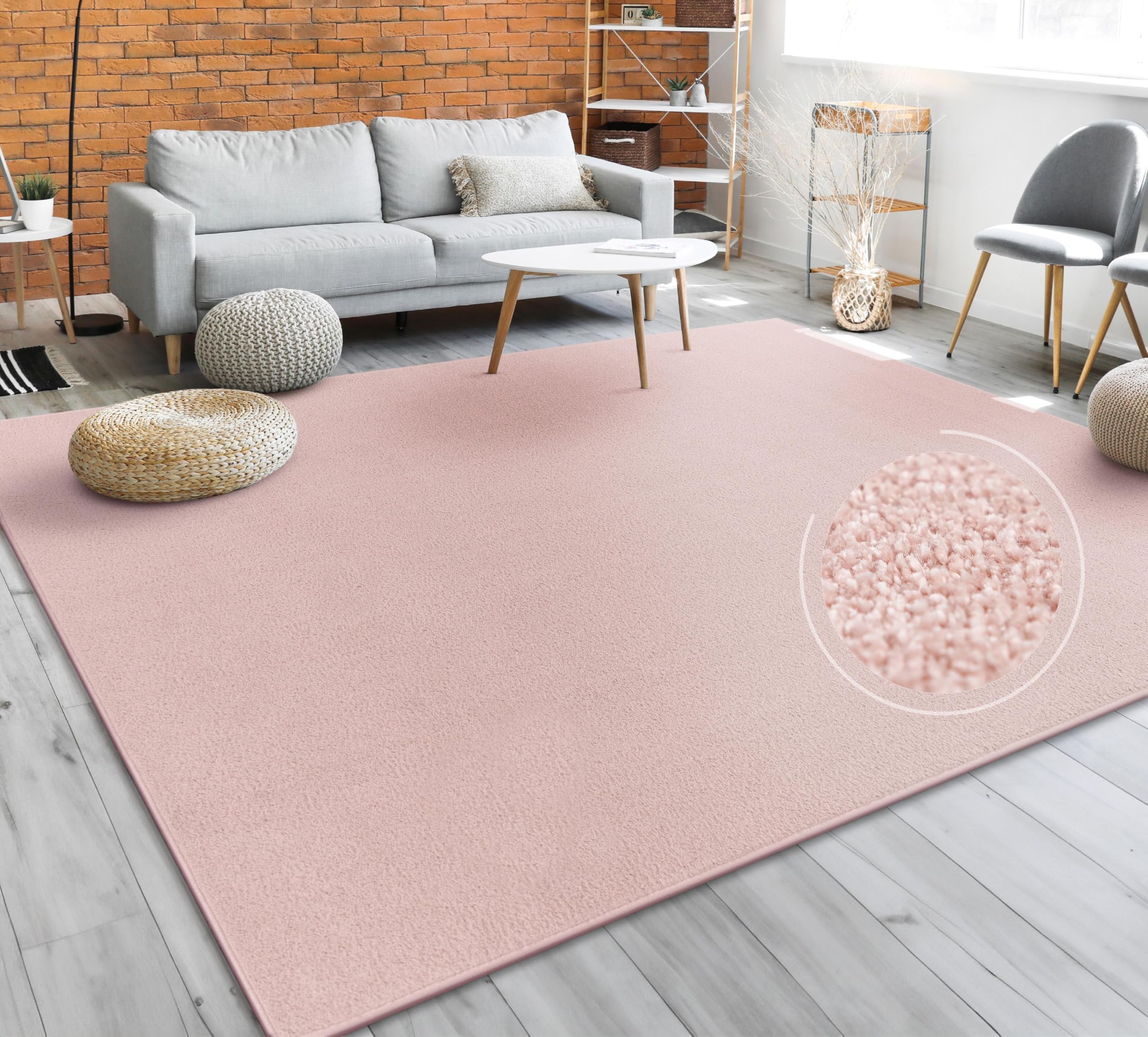 paco-home-kurzflor-teppich-anthrazit-240x340-cm-xxl-uni image 6