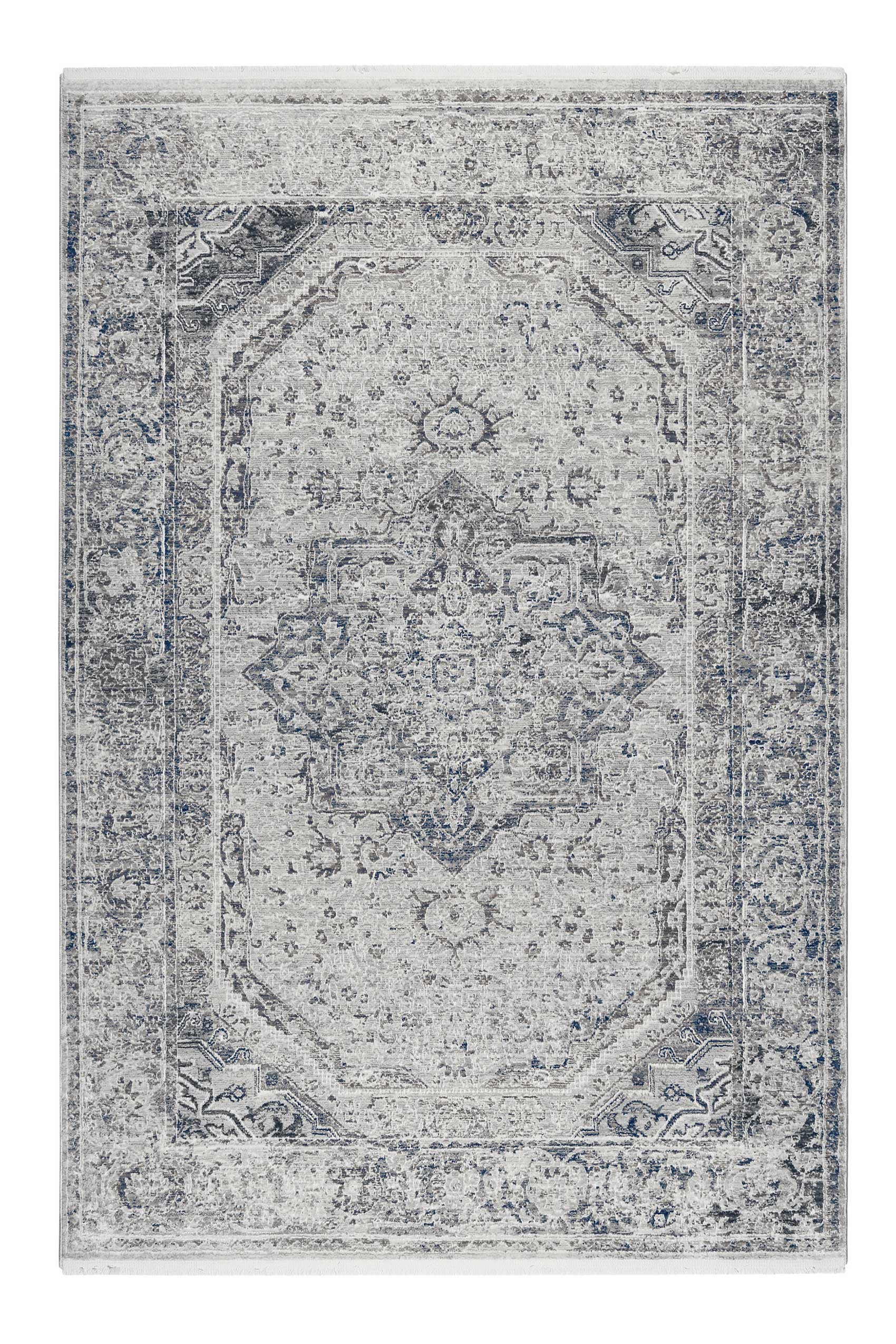 weconhome-soho-touch-teppich-grau-blau-vintage-kurzflor-gewebt image 1
