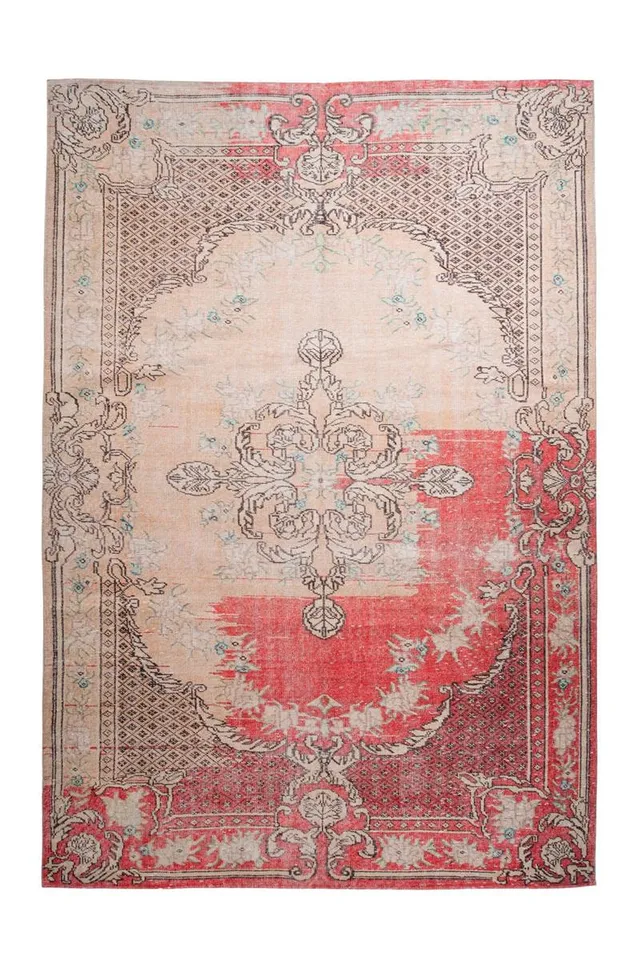 kayoom-vintage-8405-kurzflorteppich-vintage-design-baumwoll-r-cken-54-50-statt-1 image 1