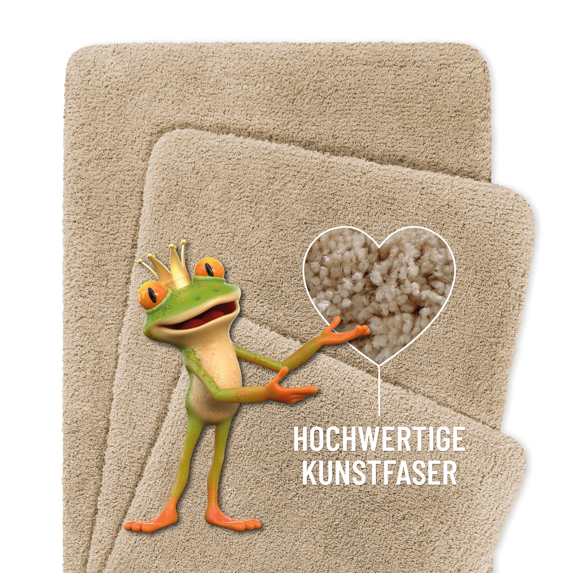 homie-living-porto-azzurro-badteppich-cappuccino-beige-hochflor-waschbar image 5
