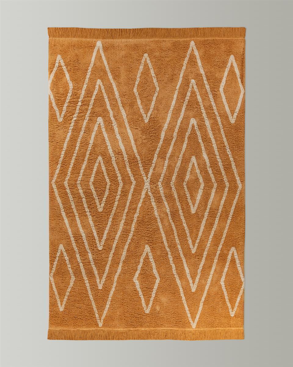 kayoom-alena-kurzflorteppich-aus-100-baumwolle-mit-geometrischem-design image 2