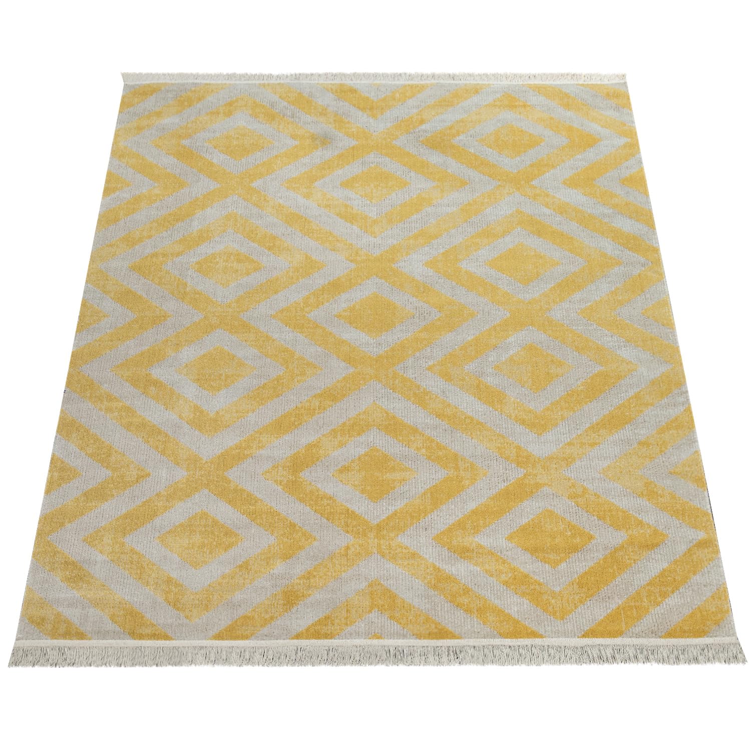 paco-home-outdoor-teppich-120x170-cm-gelb-wei-rauten-vintage-flachgewebe image 4