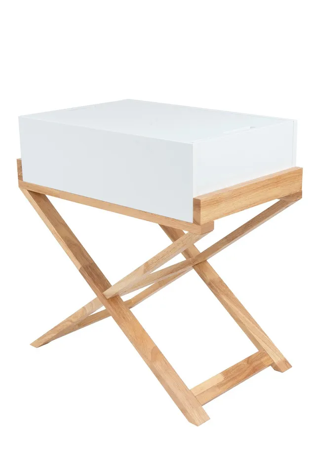 kayoom-schr-nkchen-valerie-410-wei-natural-mdf-kautschukholz-56x34x58-cm image 1
