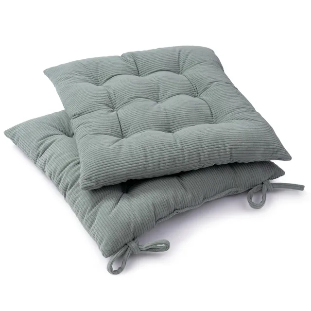 paco-home-sitzkissen-mit-befestigungsb-ndern-40x40-cm-stuhlkissen-indoor-2er-set-5 image 1